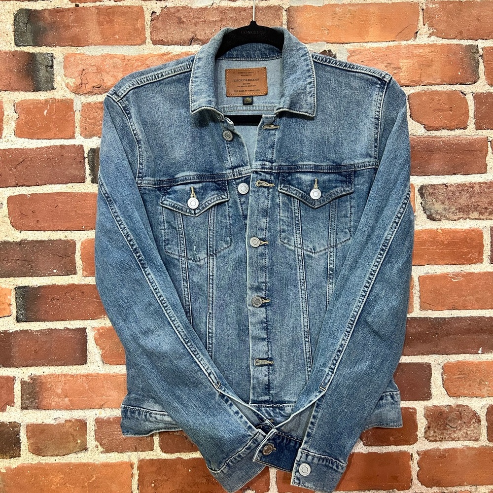 Lucky Brand, Medium Wash Denim Jacket